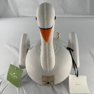 Kate Spade New York "Checking In" 3D Swan Pool Float Bag NWT / Rare HTF